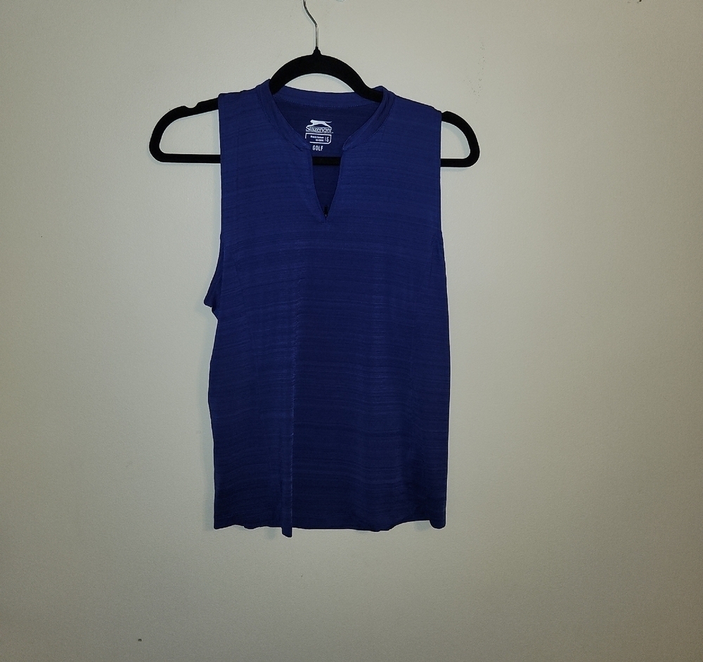 Slazenger Royal Blue Sleeveless Activewear Top